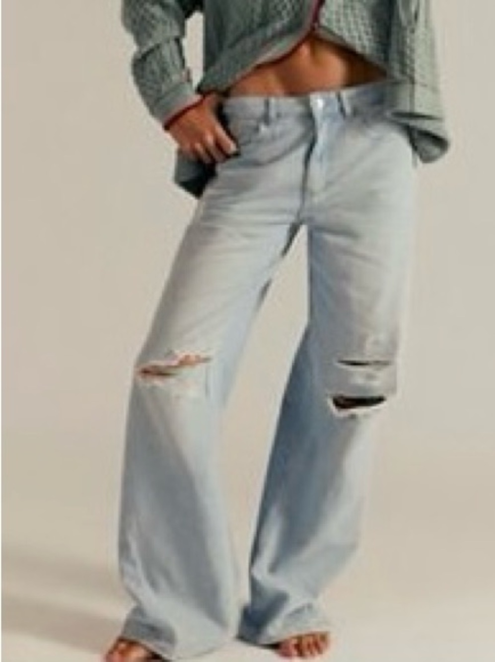 We The Free Light Blue High-Rise Jeans
